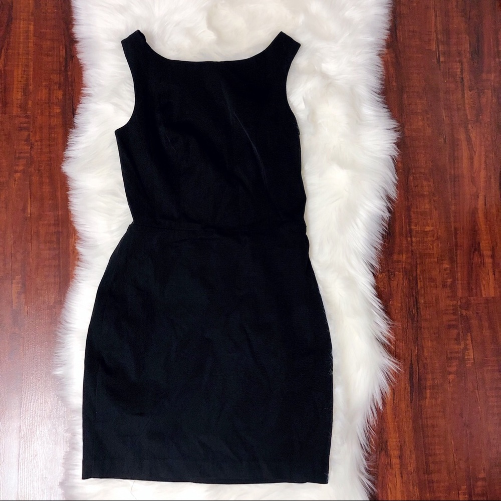 Bebe Black Fitting Dress